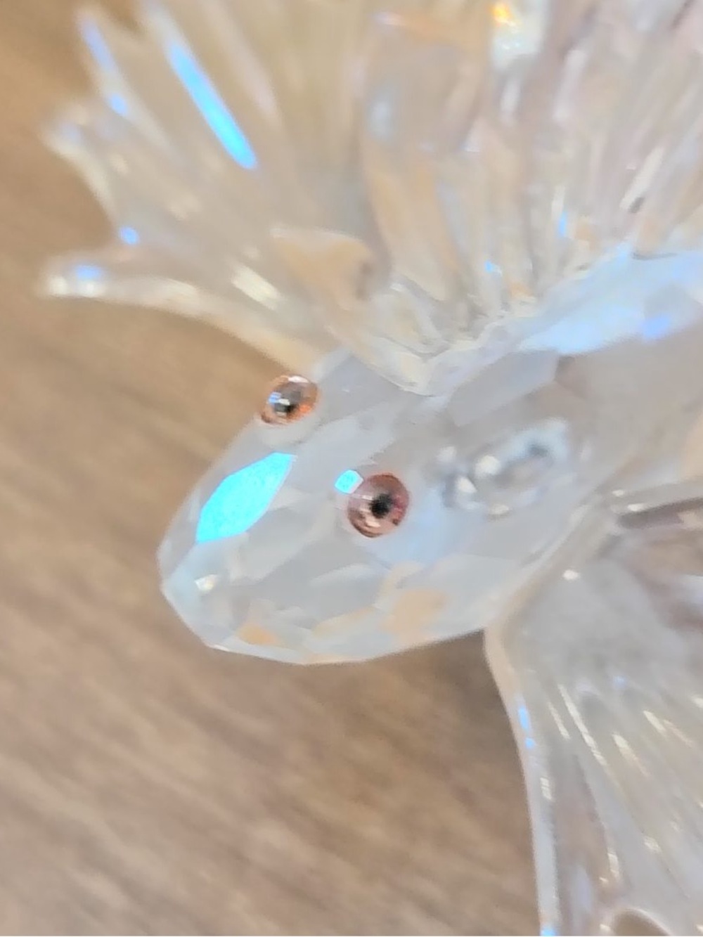 Swarovski Crystal Clear Lion Fish South Sea Figurine - 3” X 2” - Picture 4 of 14